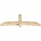 Ekena Millwork Bellingham Rough Sawn Timber Gable Bracket, Douglas Fir, 84"W x 31"H x 6"D x 6"F, 9/12 Pitch GBW084X31X0606BEL00RDF - alternate 5